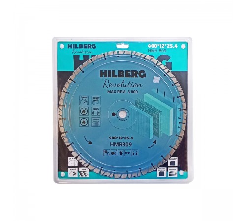 Диск алмазный Hilberg Revolution 400*12*25,4мм HMR809