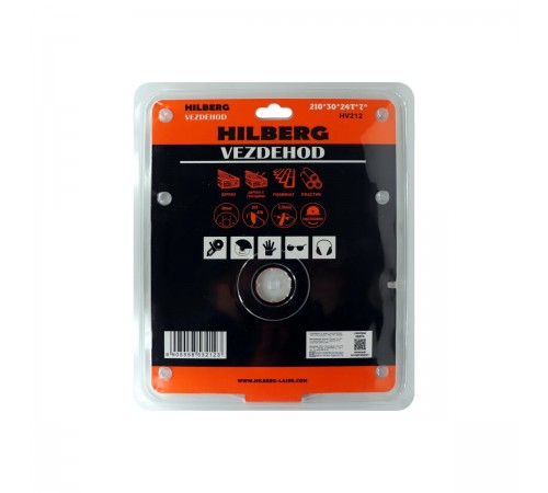 Диск пильный Hilberg Vezdehod 210*30*24T*7° HV212