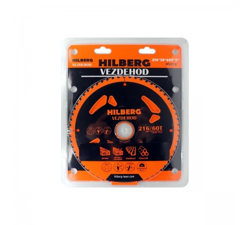 Диск пильный Hilberg Vezdehod 216*30*60T*7° HV218
