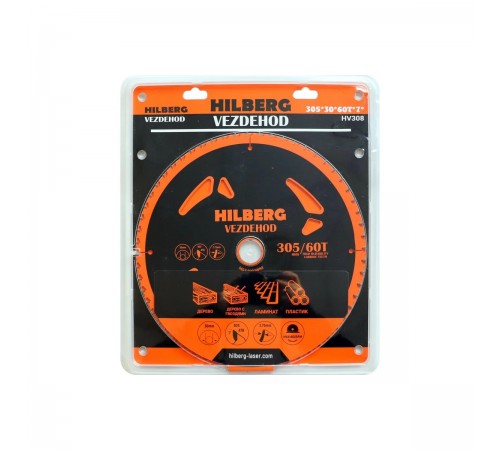 Диск пильный Hilberg Vezdehod 305*30*60T*7° HV308
