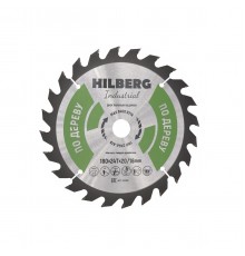 HW180 Диск пильный Hilberg Industrial Дерево 180х24T*20/16мм