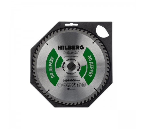 HW306 Диск пильный Hilberg Industrial по дереву 305х60Тх30мм