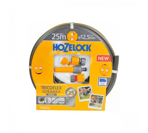 116242 Набор для полива HoZelock Tricoflex Ultramax Starter Set 12,5мм 25 м