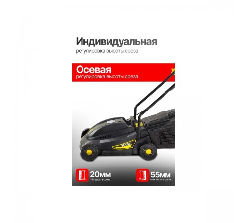 Электрическая газонокосилка ELM-1000 Huter 70/4/3