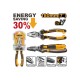 HHCP28180 Пассатижи INGCO INDUSTRIAL 180 мм Cr-V усиленные