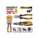 HHCP28200 Плоскогубцы INGCO INDUSTRIAL 200 мм двухкомпонентной рукояткой