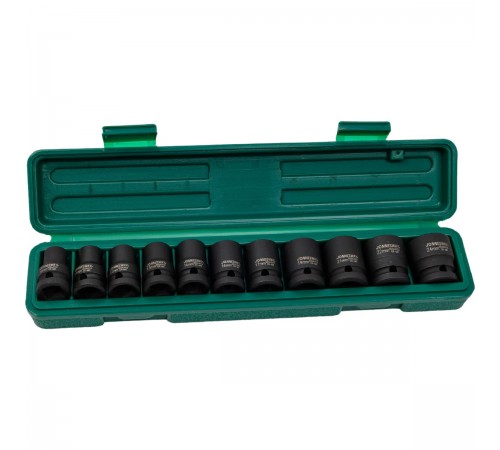 S03A4111S Набор ударных торцевых головок JONNESWAY 1/2"DR 10-24мм (11 предметов)