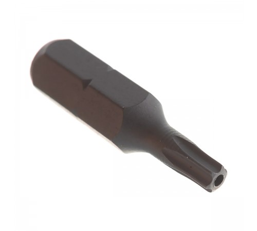 102515U Вставка (бита) KING TONY торценвая 1/4, Torx, T15,.L=25, с отверстием