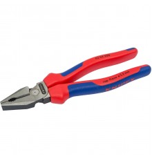 KN-0202200SB Плоскогубцы комбинированные Knipex, 200мм, фосфатированные, 2-комп ручки, SB