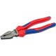 KN-0202200SB Плоскогубцы комбинированные Knipex, 200мм, фосфатированные, 2-комп ручки, SB