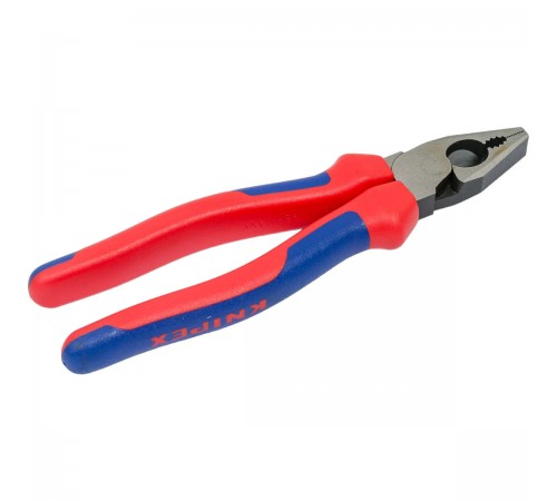 KN-0202200SB Плоскогубцы комбинированные Knipex, 200мм, фосфатированные, 2-комп ручки, SB