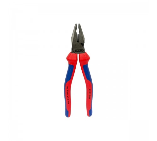 KN-0202200SB Плоскогубцы комбинированные Knipex, 200мм, фосфатированные, 2-комп ручки, SB