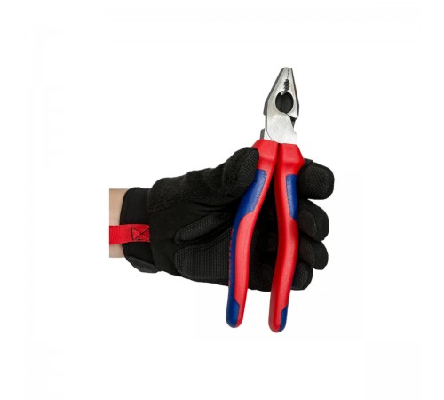 KN-0202200SB Плоскогубцы комбинированные Knipex, 200мм, фосфатированные, 2-комп ручки, SB