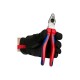 KN-0202200SB Плоскогубцы комбинированные Knipex, 200мм, фосфатированные, 2-комп ручки, SB