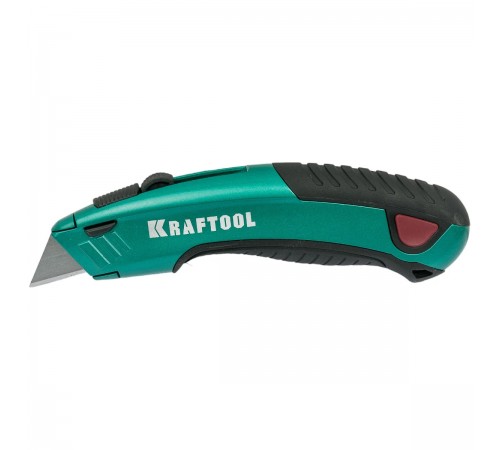09241_z02 Нож универсальный KRAFTOOL, с автостопом, 2 лезвия