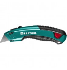 09241_z02 Нож универсальный KRAFTOOL, с автостопом, 2 лезвия