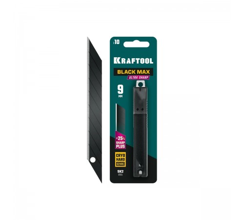 09602-09-S10 Лезвия сегментированные KRAFTOOL BLACK MAX 9 мм