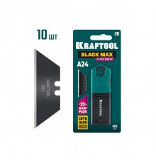 Лезвия трапециевидные KRAFTOOL BlackMax-A24 10шт. 09624-S10