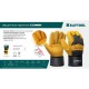 Перчатки спилковые, комбинированные KRAFTOOL COMBI 11310-XL