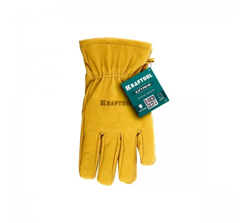 Перчатки кожаные KRAFTOOL EXTREM XL от мех.воздействий 1136-XL