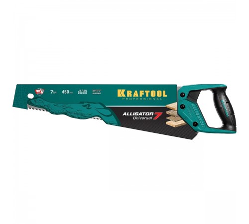15004-45_z01 Ножовка универсальная KRAFTOOL Alligator Universal 7 450мм