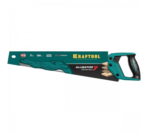 15004-50_z01 Ножовка универсальная KRAFTOOL Alligator Universal 7 500мм