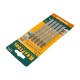 159511-2,5-S5 Полотна KRAFTOOL для эл/лобзика, по дереву, T101B, Cr-V, шаг 2,5мм, 75мм, 5 шт