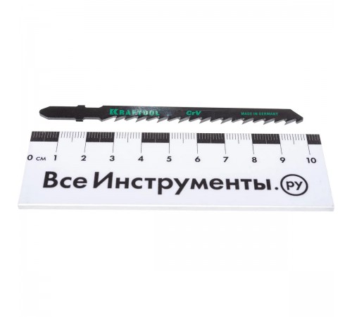 159521-4-S5 Полотна для эл/лобзика KRAFTOOL, по дереву, T144D, Cr-V, шаг 4мм, 75мм, 5 шт