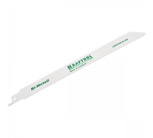 159705-U-18 Полотно KRAFTOOL INDUSTRIE QUALITAT S1122VF для эл/ножовки Bi-Metall шаг1,8-2,5мм, 180мм