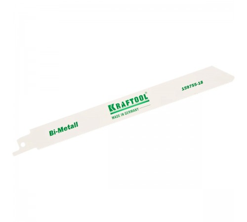 159755-18 Полотна для эл/ножовки KRAFTOOL INDUSTRIE QUALITAT S1122EF по металлу,шаг 1,4мм 180мм