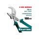 Клещи переставные KRAFTOOL VISE-WRENCH X 180мм 22066