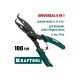 Съемник стопорных колец KRAFTOOL Universal внешний/внутренний 6-in-1 22811