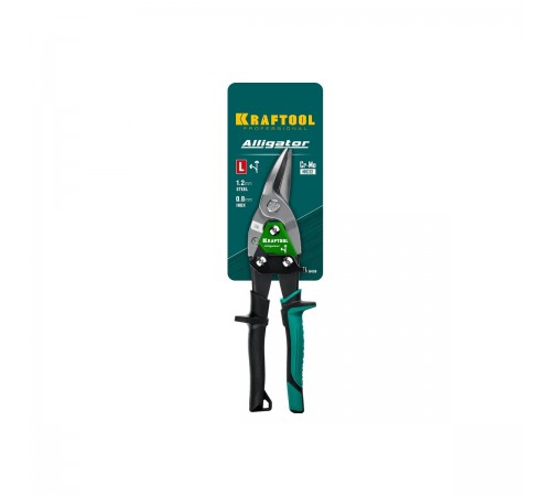 2328-L Ножницы по металлу KRAFTOOL Alligator 260мм левые Cr-Mo