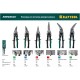2328-SL Ножницы по металлу KRAFTOOL Alligator 290мм прямые удлиненные Cr-Mo