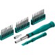 25677 Отвертка KRAFTOOL Precision-28 для точных работ со сменными битами 28 предметов