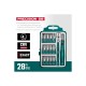 25677 Отвертка KRAFTOOL Precision-28 для точных работ со сменными битами 28 предметов