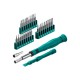 25677 Отвертка KRAFTOOL Precision-28 для точных работ со сменными битами 28 предметов