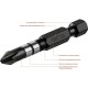 26191-2-50-S10 Биты KRAFTOOL Impact Pro, Philips, тип хвостовика Е 1/4, PH2, 50мм