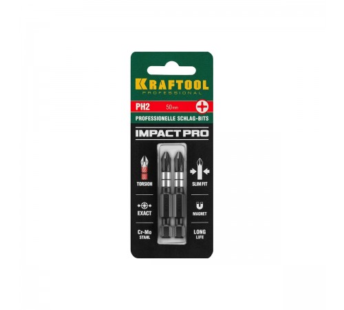 Бита ударная KRAFTOOL Impact Pro PH2 26191-2-50-S2