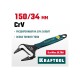 Разводной ключ KRAFTOOL SlimWide Ultra 150/34мм 27263-15