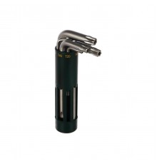 27433-1_z01 Ключи имбусовые короткие. Набор KRAFTOOL Cr-Mo сталь,TORX Hole T10-T50,8предм.