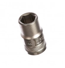 27805-13_z01 Торцовая головка KRAFTOOL INDASTRIE QUALITAT хромосатинированная 1/2, Cr-V, FLANK, 13мм