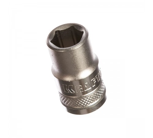 27805-13_z01 Торцовая головка KRAFTOOL INDASTRIE QUALITAT хромосатинированная 1/2, Cr-V, FLANK, 13мм