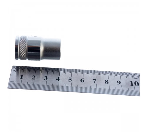 27805-13_z01 Торцовая головка KRAFTOOL INDASTRIE QUALITAT хромосатинированная 1/2, Cr-V, FLANK, 13мм