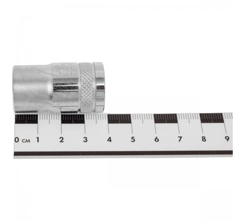 27805-14_z01 Торцовая головка KRAFTOOL INDASTRIE QUALITAT хромосатинированная 1/2, Cr-V, FLANK, 14мм
