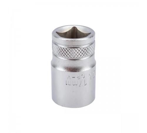 27805-17_z01 Торцовая головка KRAFTOOL INDASTRIE QUALITAT хромосатинированная 1/2, Cr-V, FLANK, 17мм