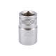 27805-17_z01 Торцовая головка KRAFTOOL INDASTRIE QUALITAT хромосатинированная 1/2, Cr-V, FLANK, 17мм