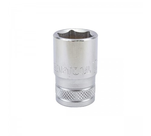 27805-17_z01 Торцовая головка KRAFTOOL INDASTRIE QUALITAT хромосатинированная 1/2, Cr-V, FLANK, 17мм