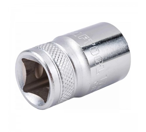 27805-17_z01 Торцовая головка KRAFTOOL INDASTRIE QUALITAT хромосатинированная 1/2, Cr-V, FLANK, 17мм