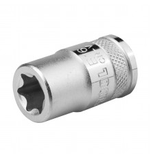 27810-18_z01 Торцовая головка KRAFTOOL INDASTRIE QUALITAT хромосатинированная 1/2, E 18 Cr-V